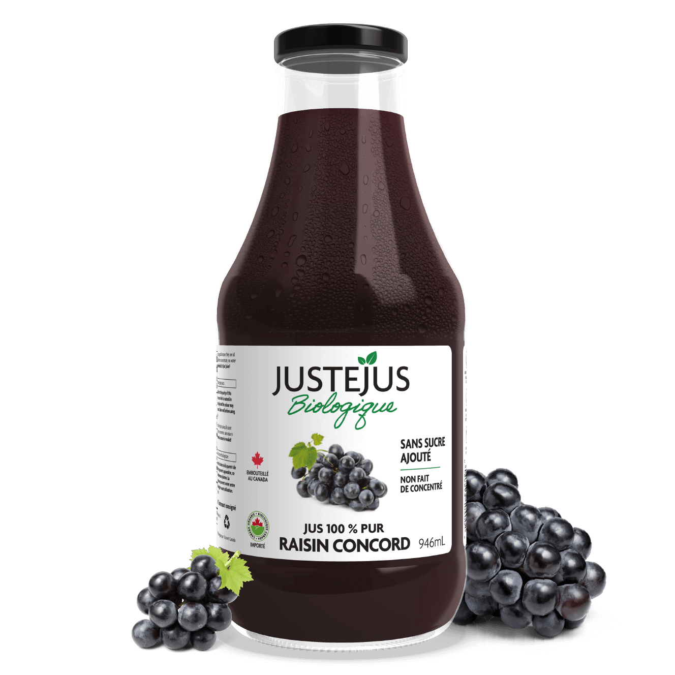 Jus de raisin Concord biologique