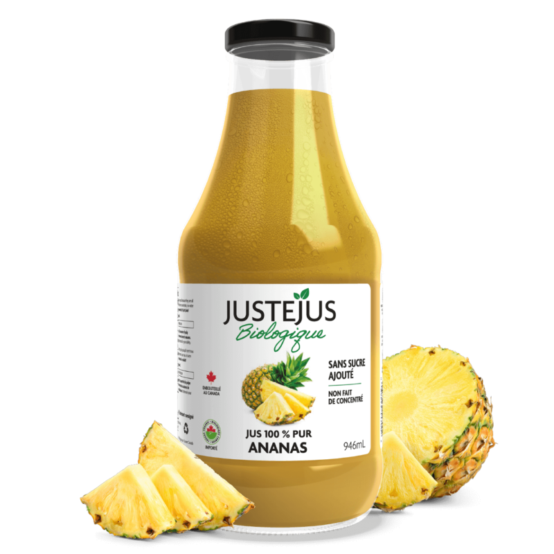 Jus d’ananas biologique